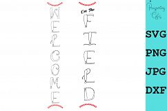 Vertical Baseball Welcome Product Image 1