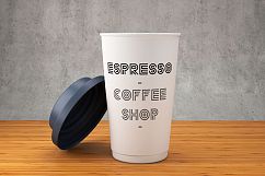 Modern designer font, striped letters Product Image 2