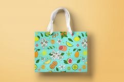 Hand Illustrated Citrus Fruits Pattern Product Image 2