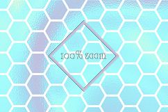 Abstract geometric pattern on holographic background vectors Product Image 4