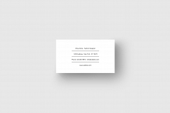Business card template with watercolor Product Image 3