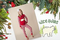 Wakeful Bear Christmas Family Pajama SVG Cut File Set Product Image 3