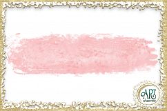 Brush Strokes in Blush Pink - Pink Glitter - Digital Clipart 24 of beautiful PNG files Product Image 19