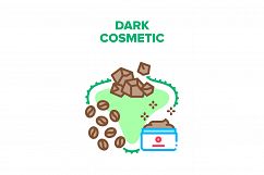 Dark Cosmetic Vector Concept Color Illustration Product Image 1