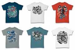  Cartoon Vector #2 Tshirt Design Bundle Product Image 19