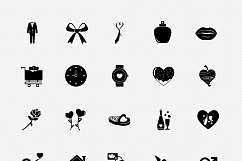 Wedding &amp; Love Vector Icons Product Image 2