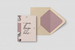 5x7 inch Postcard and Envelope Mock-Ups Product Image 5