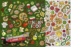 Italian Food Objects &amp; Symbols Set Product Image 2