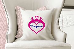 Princess Crown Machine Embroidery Design 4 Sizes Product Image 2