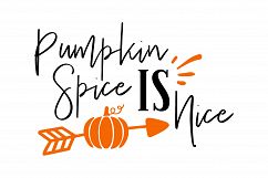 Pumpkin Spice IS Nice SVG Product Image 2