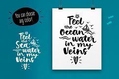 Vector SEA and OCEAN brushpen set Product Image 6
