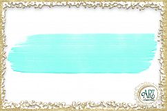 Teal Aqua Glitter Brush Strokes 24 PNG Aquamarine clipart Splashes  Product Image 23
