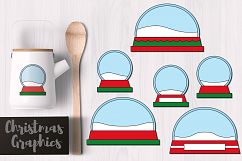 Christmas Snow Globe Empty Product Image 1