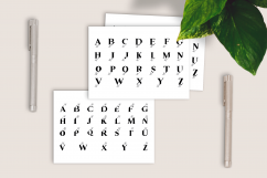 KIT WITH SPLIT ELEGANT MONOGRAMS LETTERS Product Image 3