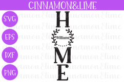 Home Vintage Wood Sign SVG Cut File Product Image 1