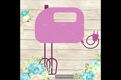 100 Hand Mixer Clip Arts, Kitchen, Cooking, Baking, Cupcake Product Image 4