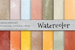 Halloween Watercolor Digital Paper Product Image 1