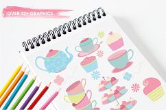 Tea Party graphics and illustrations Product Image 3