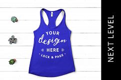 True Royal Next Level Mockup 1533 Tank Top Gym Muscle Vest Product Image 1