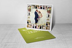 Elegant Wedding Invitation Postcard Product Image 2