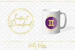 Gemini Zodiac SVG File Product Image 5