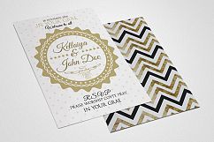 Double Sided Wedding Invitation Card Product Image 2
