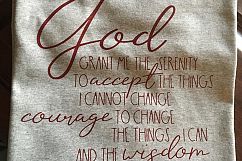 God Grant Me The Serenity Prayer Product Image 3