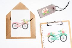 Summer bicycle graphics and illustrations Product Image 3