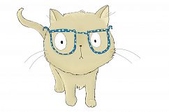 Cat with Glasses Product Image 2