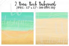 Summer Girls Clipart, Beach Clipart, Girl Illustrations Product Image 6