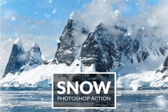 Snow Photoshop Action Product Image 1