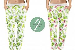 Tropical leaves and flowers Product Image 4