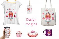 Busy Children - Watercolor Clip Art Set Product Image 6