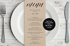 Wedding Menu Template Product Image 2