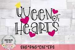 Queens Of Hearts SVG Cut File Product Image 1