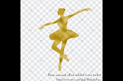 100 Foil Ballet Dancer Clip Arts, Fairy Tale Princess, Royal Product Image 2