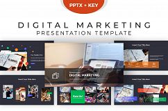 Digital Marketing Presentation Template Product Image 1