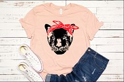 Panther Head bandana SVG Cutting Files 1031s Product Image 3