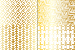 Gold White Mod Geometrics Product Image 2