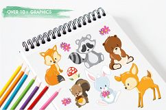 Woodland Animals graphics and illustrations Product Image 3