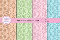 ARABIC PATTERN DIGITAL PAPERS Product Image 1