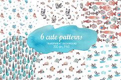 Kitten Dreams - Watercolor Clip Art Set Product Image 7