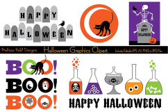Halloween Graphics Clipart Product Image 1