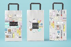 Hand drawn vector cosmetics set. Makeup. Product Image 9