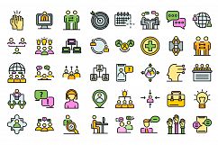 Advice icons vector flat Product Image 1