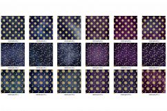 Celestial Gold Digital Paper Product Image 3