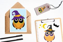 Halloween Owls graphics and illustrations Product Image 4
