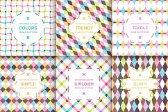 Color seamless decorative patterns Product Image 1