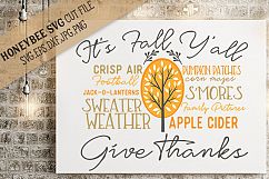 It's Fall Y'All SVG Cut File Product Image 1