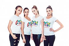 Women&#039;s T-shirts Mock-Up Product Image 3